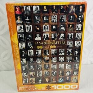 EuroGraphics Famous Writers 1000‎ Piece Puzzle 26.5 in X 19..25 in - Sealed